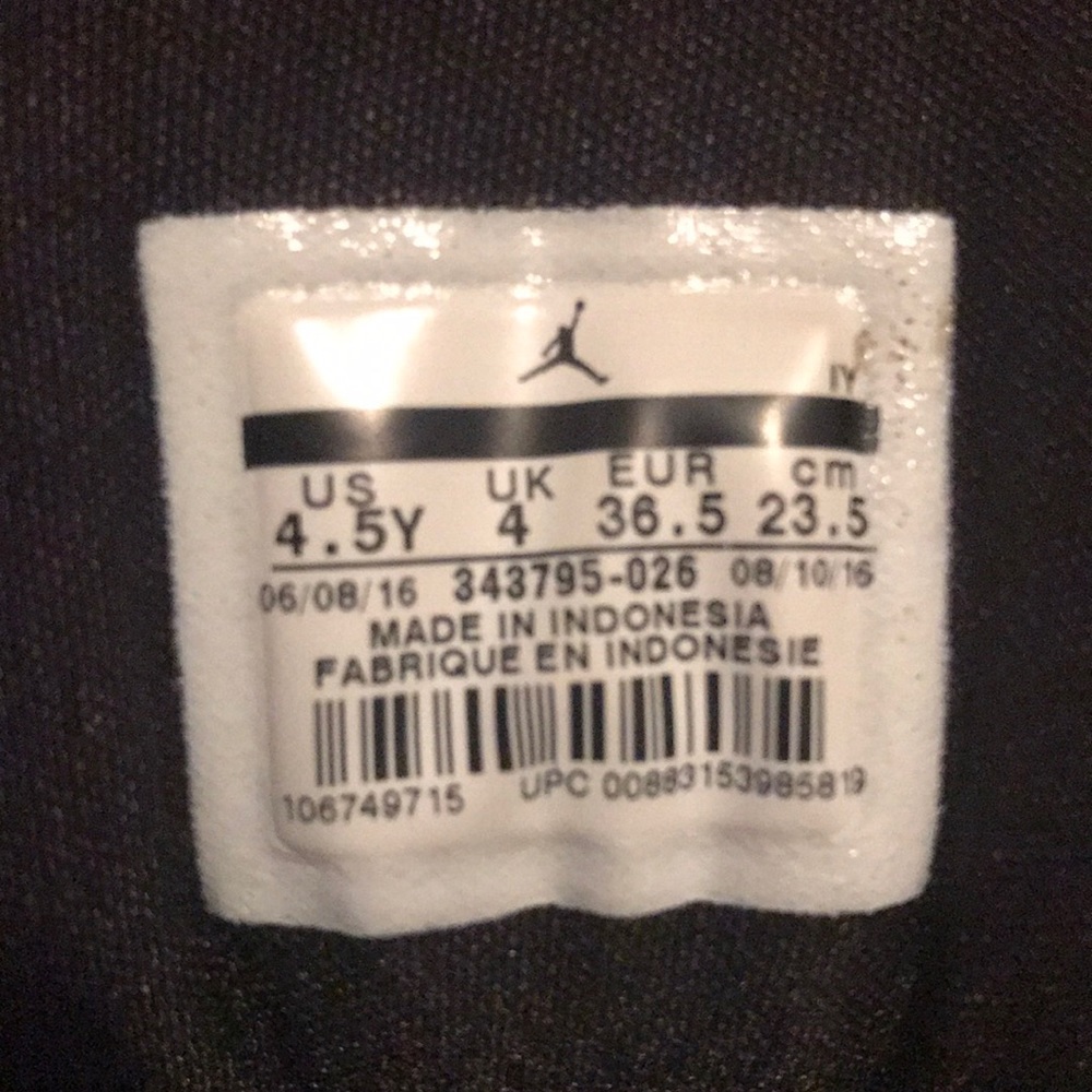 Jordan’ size 4.5
